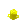 92926 Container Trash Can with 4 Cover Holders - Neon Yellow