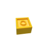 35700 Container Box 2x2x1 Top Opening with Flat Inner Bottom - Yellow