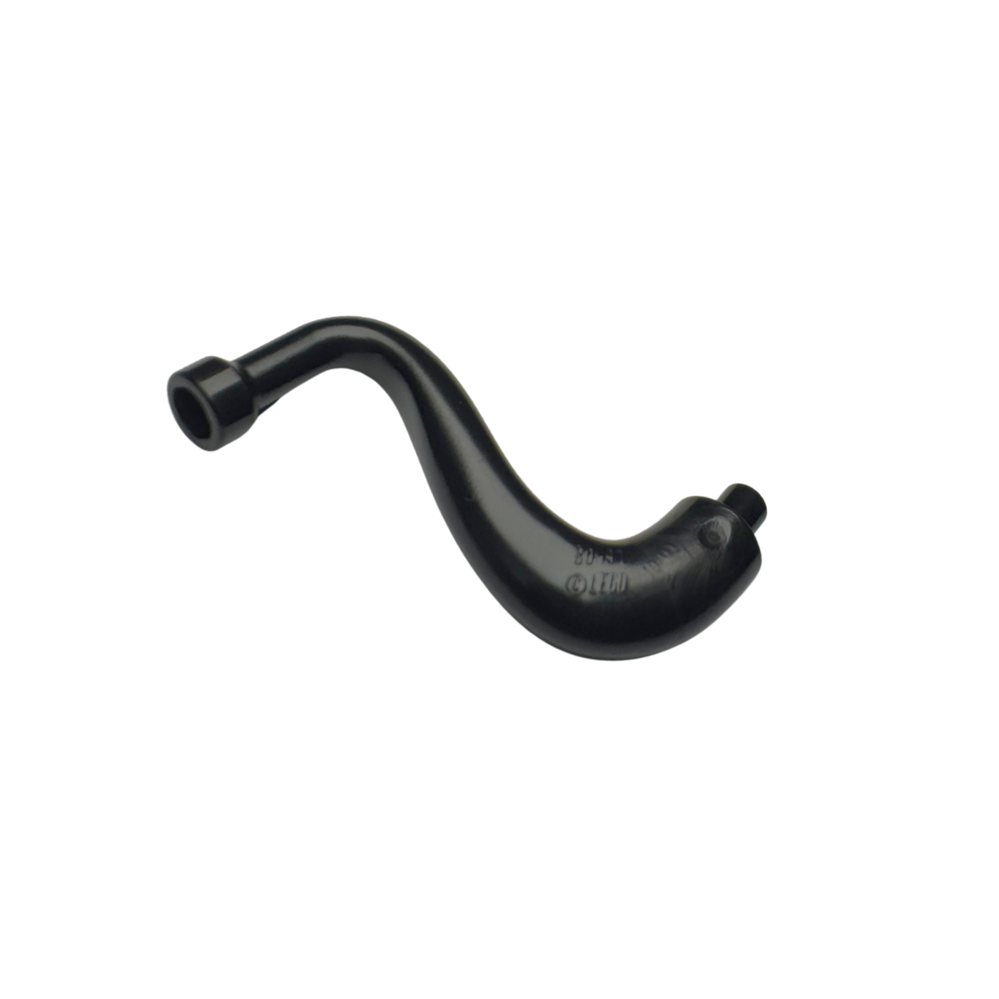 80497 Elephant Tail / Trunk with Bar End  Long Straight Tip - Black