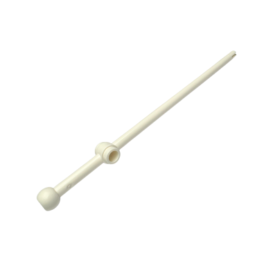 476 Bar 12L with Open Stud Tow Ball and Slit (Boat Mast) - White