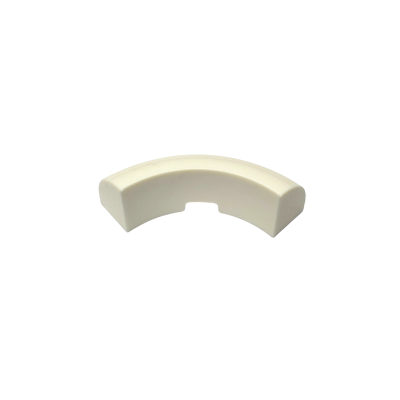 65617 Brick Round Corner 3x3 without Studs - White