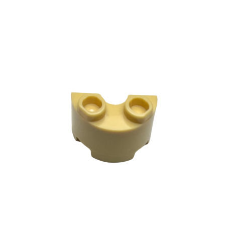 68013 Cylinder Half 1x2x1 - Tan