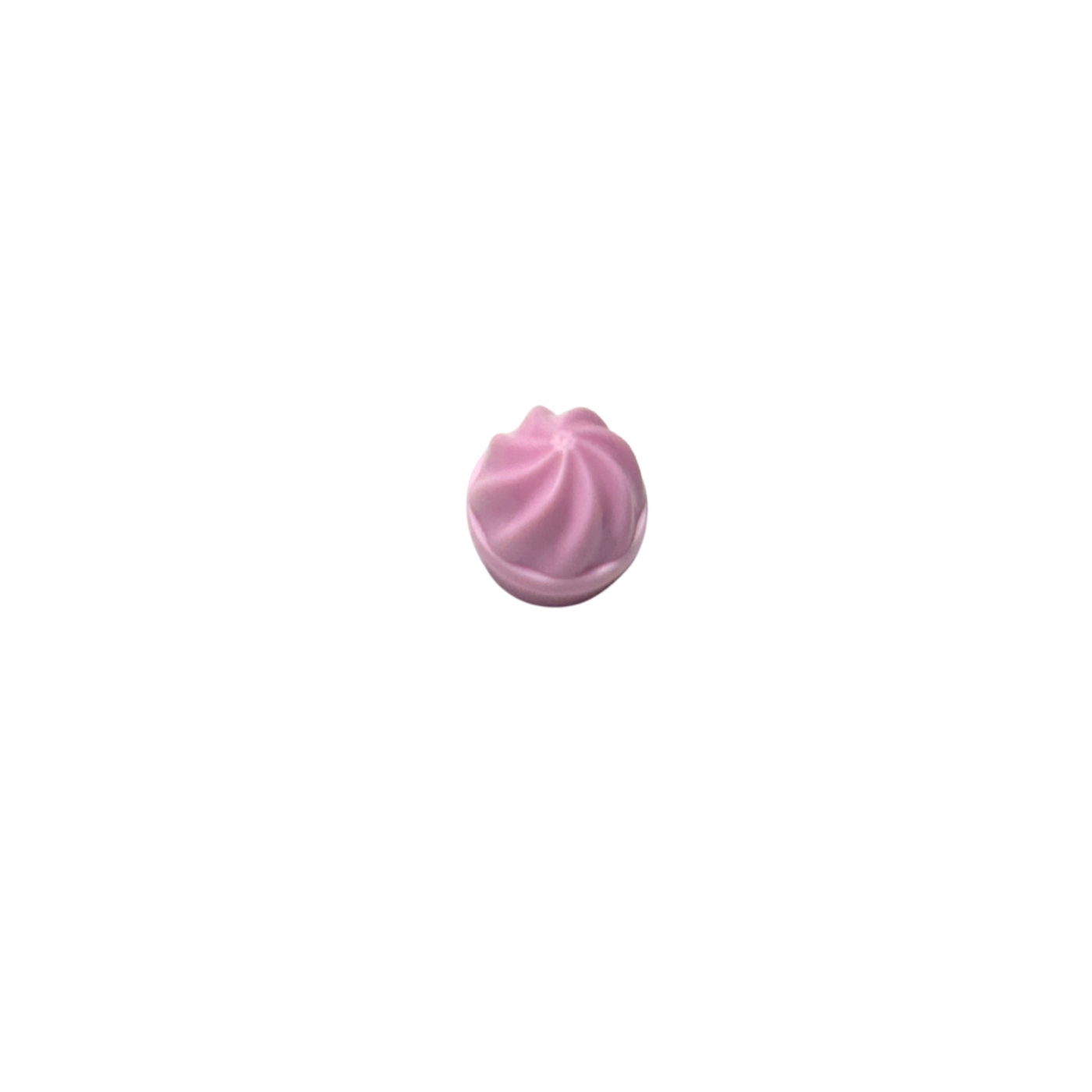 15470 Plate Round 1x1with Vertical Swirl / Twist - Bright Pink