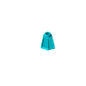 2599a Minifigure Footgear Flipper - Dark Turquoise