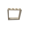 60594 Window 1x4x3 No Shutter Tabs - White
