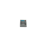 3070pb174 Tile 1x1 with Silver Keypad Buttons Pattern - Light Bluish Gray