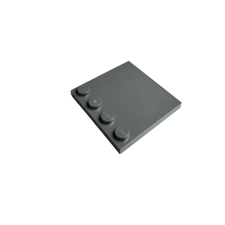 6179 Tile Modified 4x4 with Studs on Edge - Dark Bluish Gray
