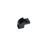 6091 Slope Curved 2x1 x 1 1/3 with Recessed Stud - Black