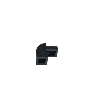 6091 Slope Curved 2x1 x 1 1/3 with Recessed Stud - Black