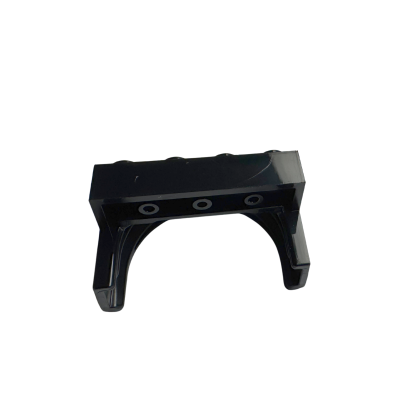 3387 Vehicle Mudguard 4 x 2 1/2 x 2 with Arch Round - Black