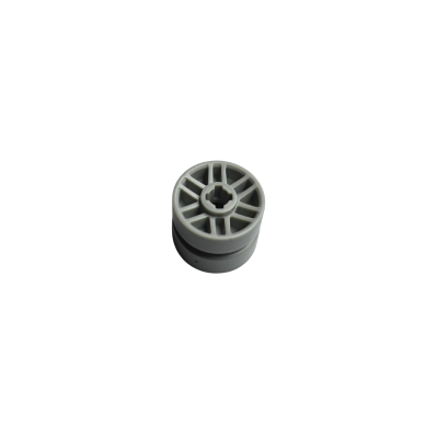 11208 Wheel 14mm D. x 9.9mm with Center Groove Fake Bolts and 6 Double Spokes - Light Bluish Gray