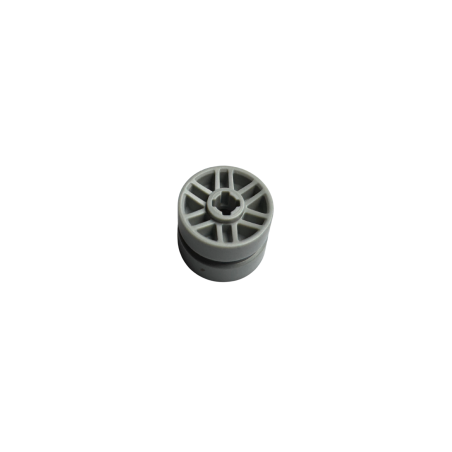 11208 Wheel 14mm D. x 9.9mm with Center Groove Fake Bolts and 6 Double Spokes - Light Bluish Gray