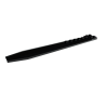62743 Plate Modified 2x16 with Angled Side Extensions and Axle Hole (Rotor Blade) - Black