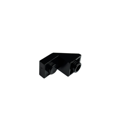 2310 Slope Inverted 45 2x1 with 2/3 Cutout - Black