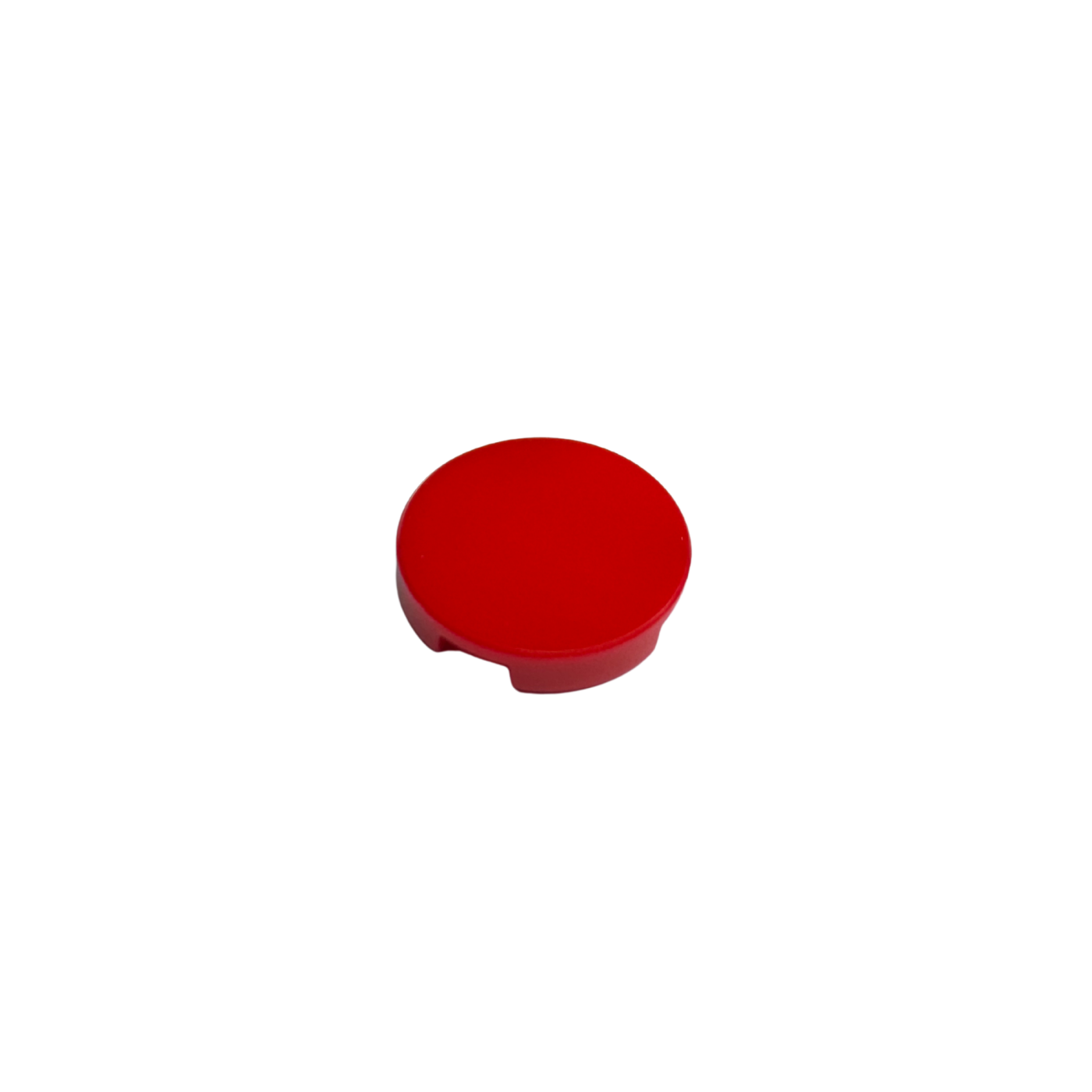 14769 Tile Round 2x2 with Bottom Stud Holder - Red