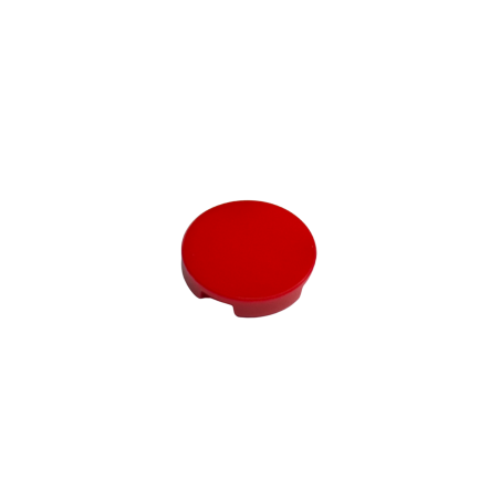 14769 Tile Round 2x2 with Bottom Stud Holder - Red