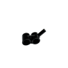 85940 Technic Liftarm, Modified Bar Angled 1x2 - Black