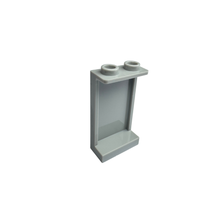 87544 Panel 1x2x3 with Side Supports - Hollow Studs - Light Bluish Gray