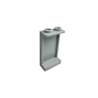 87544 Panel 1x2x3 with Side Supports - Hollow Studs - Light Bluish Gray