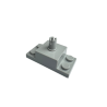 30592 Brick Modified 2x4 with Pin on Top and Side Cutouts - Light Bluish Gray