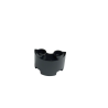 68013 Cylinder Half 1x2x1 - Black