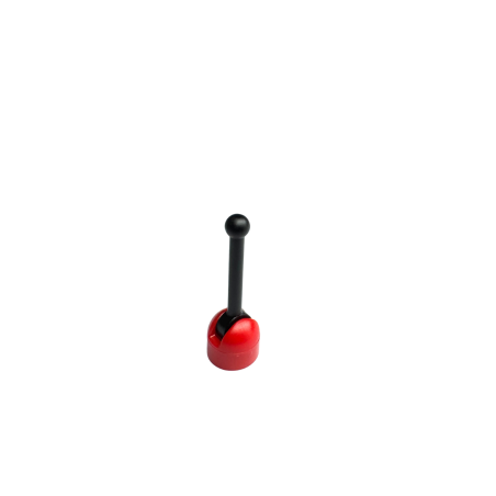 4592c02 Antenna Small Base with Black Lever (4592 / 4593) - Red