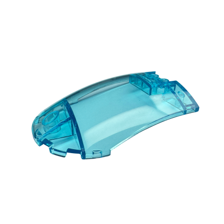 5274 Windscreen 8x6x2 Curved - Trans-Light Blue