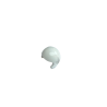 93560 Minifigure Headgear Helmet Sports/Flight - White