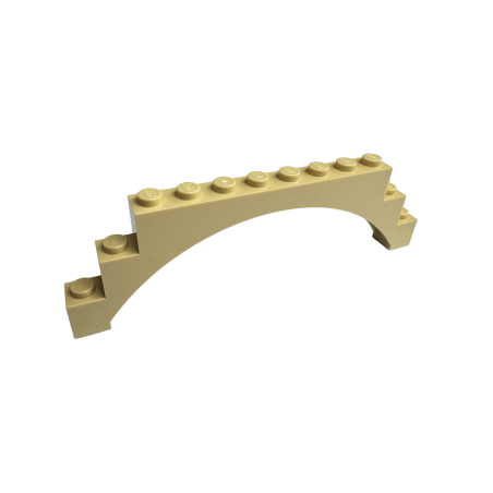 18838 Arch 1x12x3 Raised Arch with 5 Cross Supports - Tan