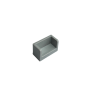 23969 Panel 1x2x1 with Rounded Corners and 2 Sides - Light Bluish Gray