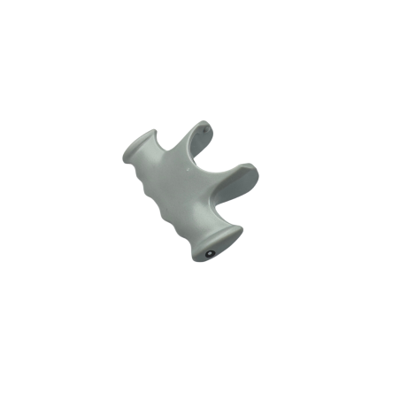 67229pb02 Shark Head Hammerhead with Black Eyes with White Pupils Pattern - Light Bluish Gray