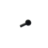 32828 Bar 1L with 1x1 Round Plate with Hollow Stud - Black