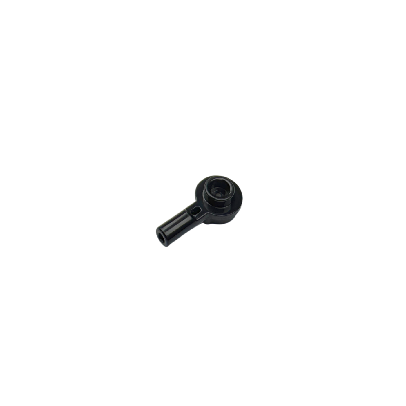 32828 Bar 1L with 1x1 Round Plate with Hollow Stud - Black