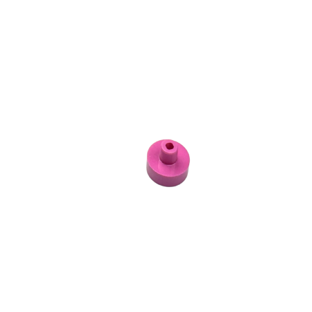 20482 Tile Round 1x1 with Bar and Small Pin Hole - Dark Pink