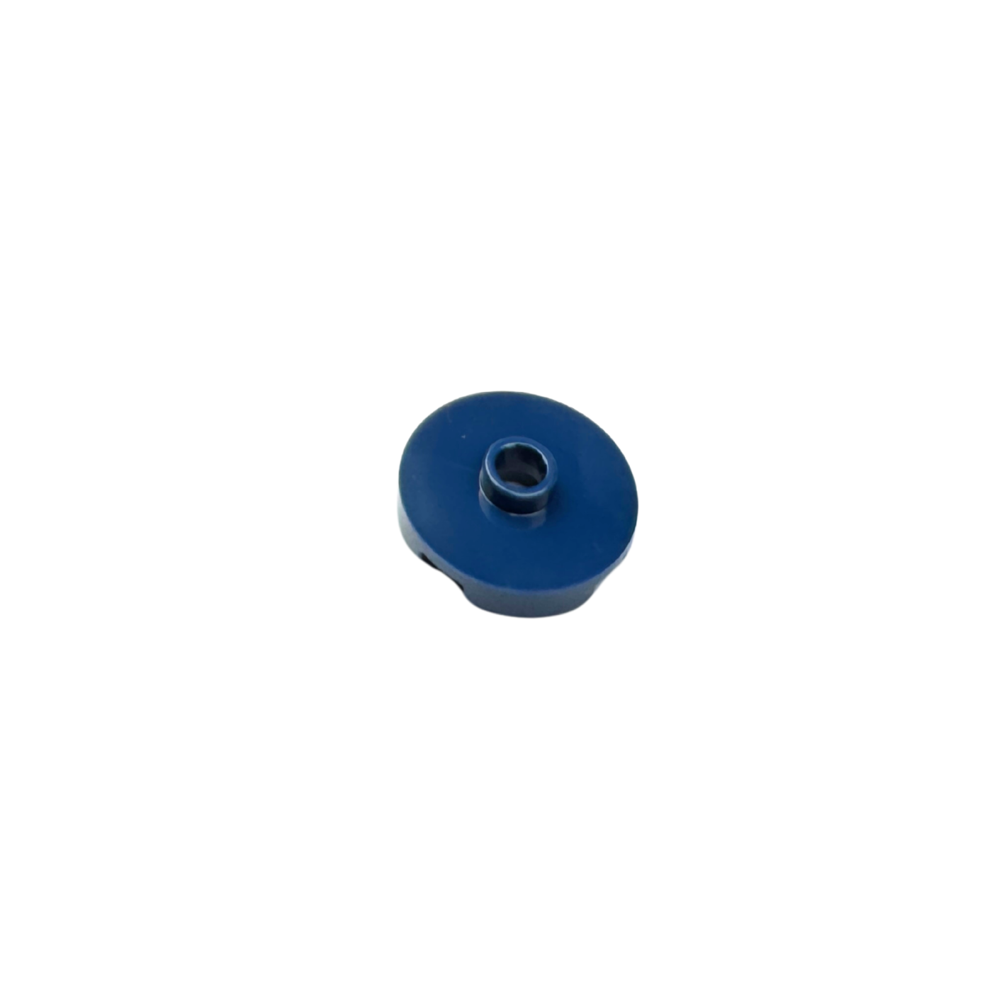 18674 Tile Round 2x2 with Open Stud - Dark Blue