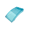 46413 Windscreen 8x4x2 Curved with Locking Dual 2 Fingers - Trans-Light Blue